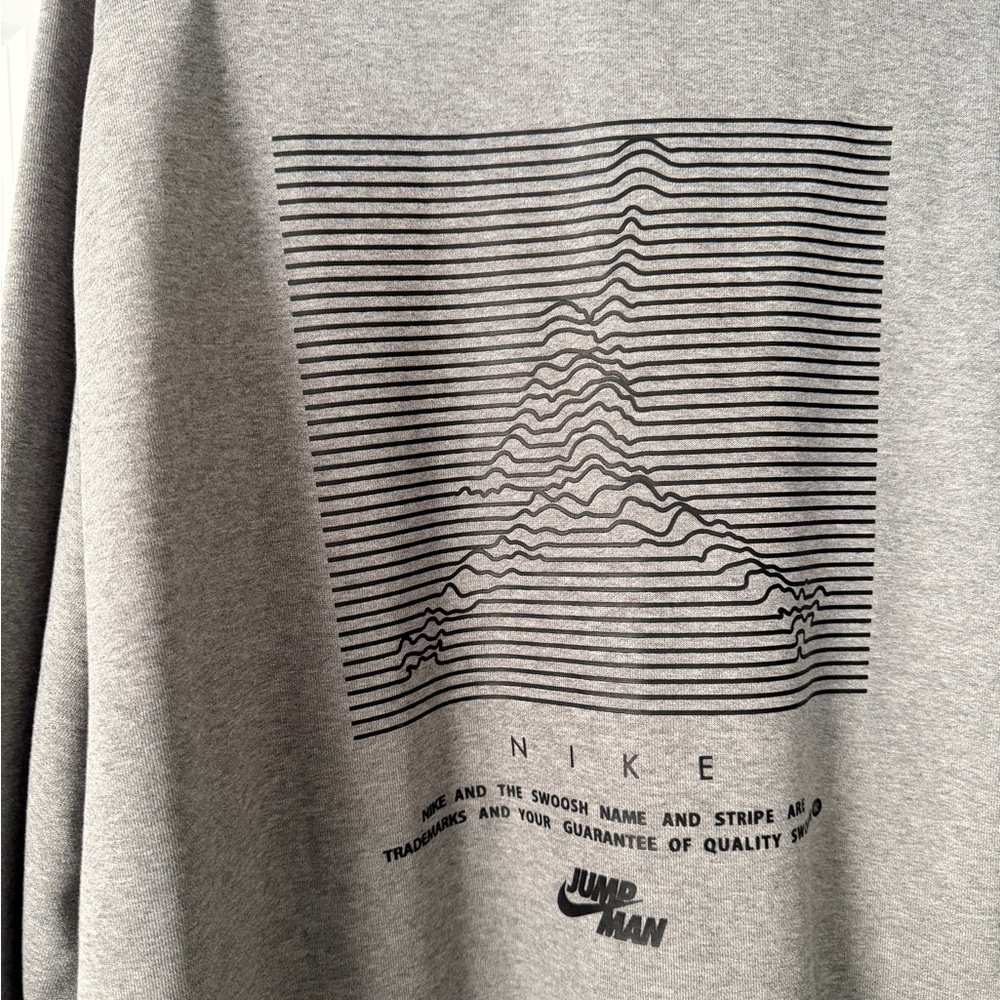 Jordan Men’s Gray Illusions Hoodie - Picture 2 of 3